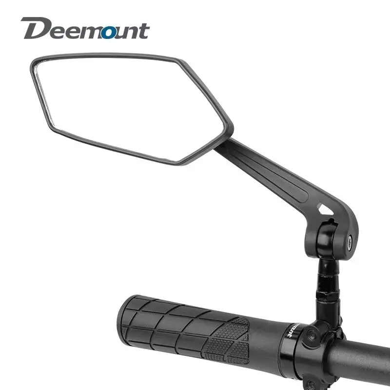 

Deemount Cycling Back View Mirror Electric Bike Scooter Motorcycle Handlebar Mount Metal Bracket Extra Height Angle Adjustable