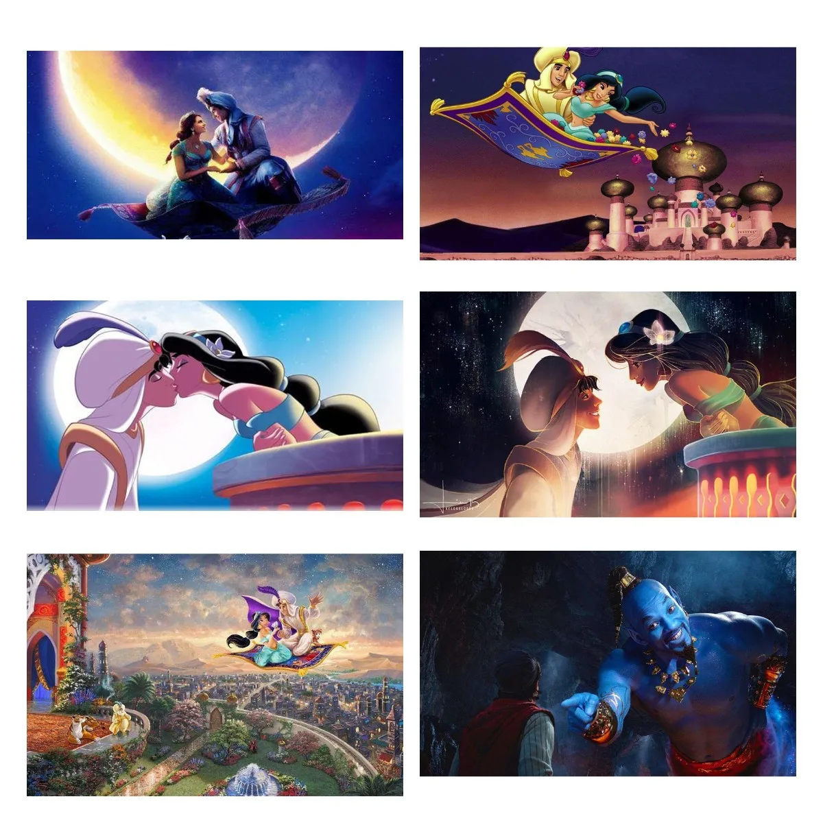 Алмазная живопись сделай сам Disney 5D бриллиантовая вышивка принцессы жасмин