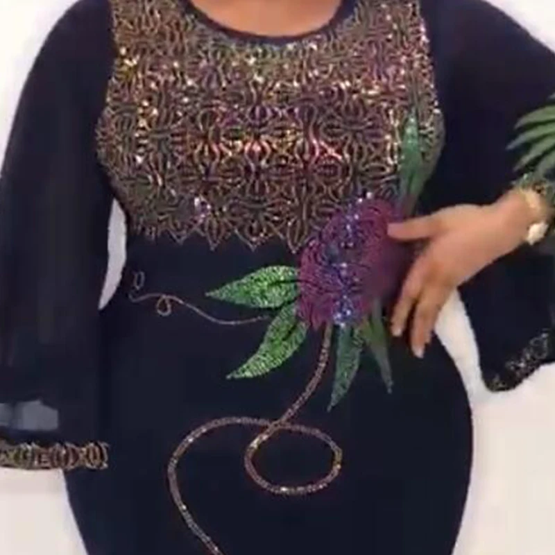 

абая женская Дубай исламская одежда женщин хиджаб мусульманский мусульманские платья платье женское Мусульманское евроамериканское Африканское красивое женское платье благородное темпераментное платье