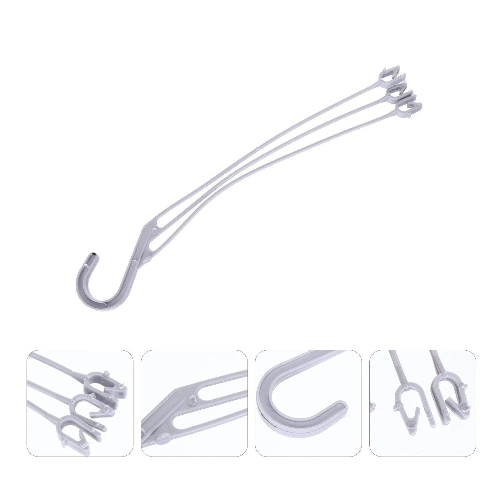 

Hook Pots Hanging Hooks Decorative Bird Feeders Wall-mounted House Pots Garden Accessories Plastic Holders