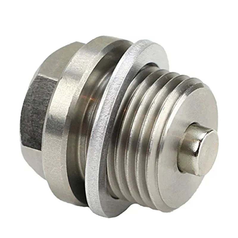 

M20X1.5 Stainless Steel Engine Magnetic Oil Drain Plug with Neodymium Magnet Part Number DP008