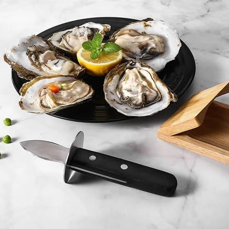 Открывающийся деревянный поднос с зажимом для устриц открывалка Открыватель