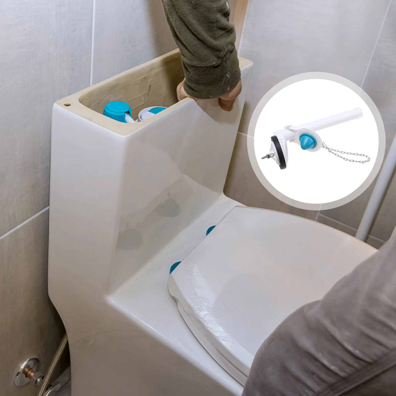 

Toilet Flush Drain Valves and Flapper Flush Drains Device Toilet Flush Repair Tool