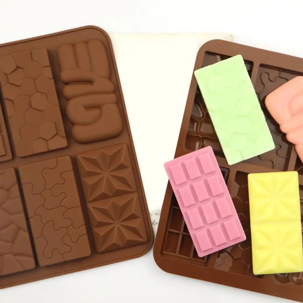 1 шт./2 шт. силиконовая форма для шоколада в Дубае 6-полая глубокого толстая конфет