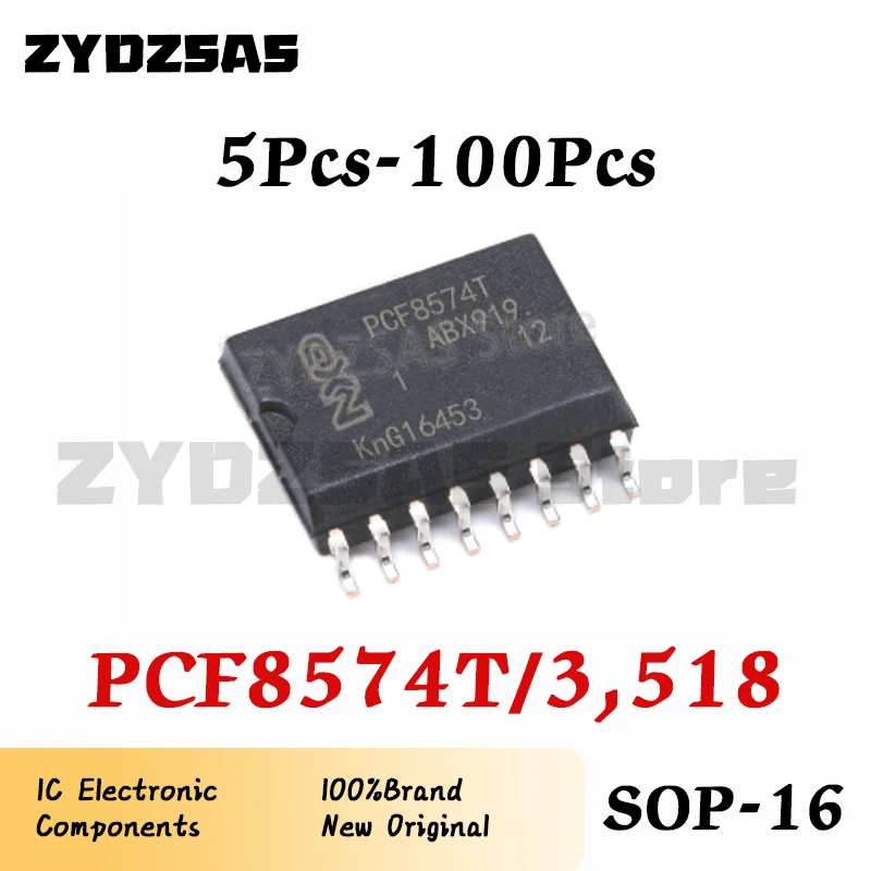 

5Pcs-100Pcs PCF8574T/3,518 PCF8574T PCF8574 PCF IC EXPANDER Chip SOP-16