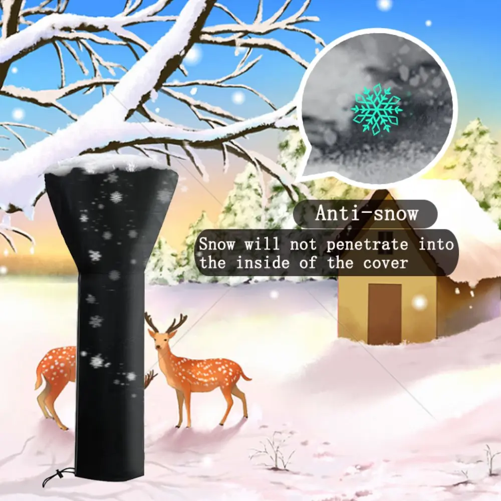 Patio Heater Cover Protection Waterproof Windproof Dustproof Pyramid Vertical Outside Universal Multi-Purpose | Дом и сад