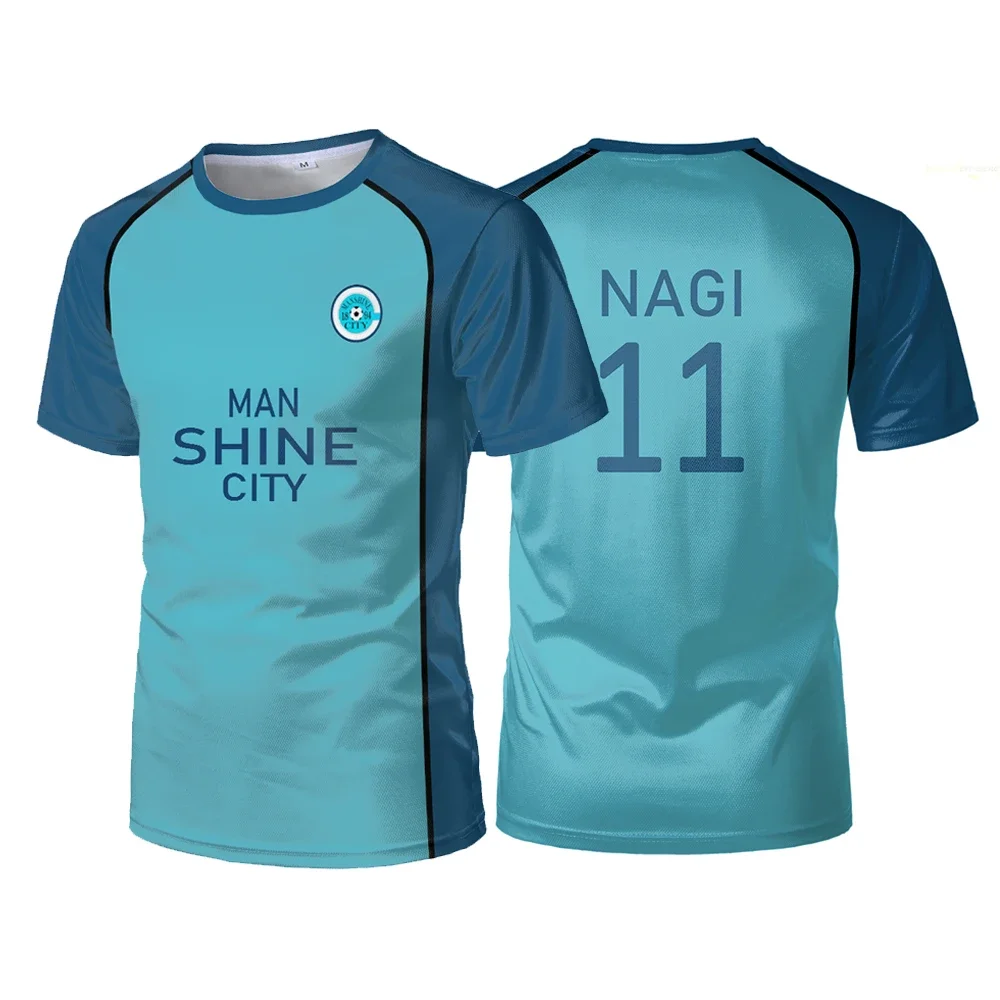 Фото Мультфильм Аниме Синий Замок Косплей Спортивная Одежда Мужчина Shine City Джерси Мужчины и Женщины Повседневная Спортивная Футболка NAIG Топы с принтом Детские Футболки №1