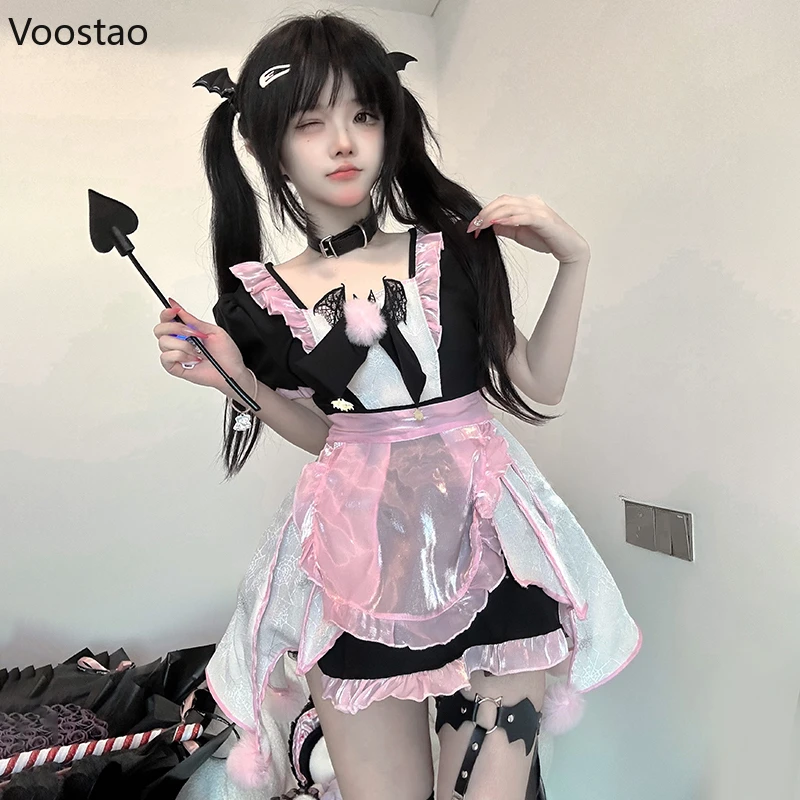 Женское платье для вечеринки в готическом стиле пикантные костюмы горничной