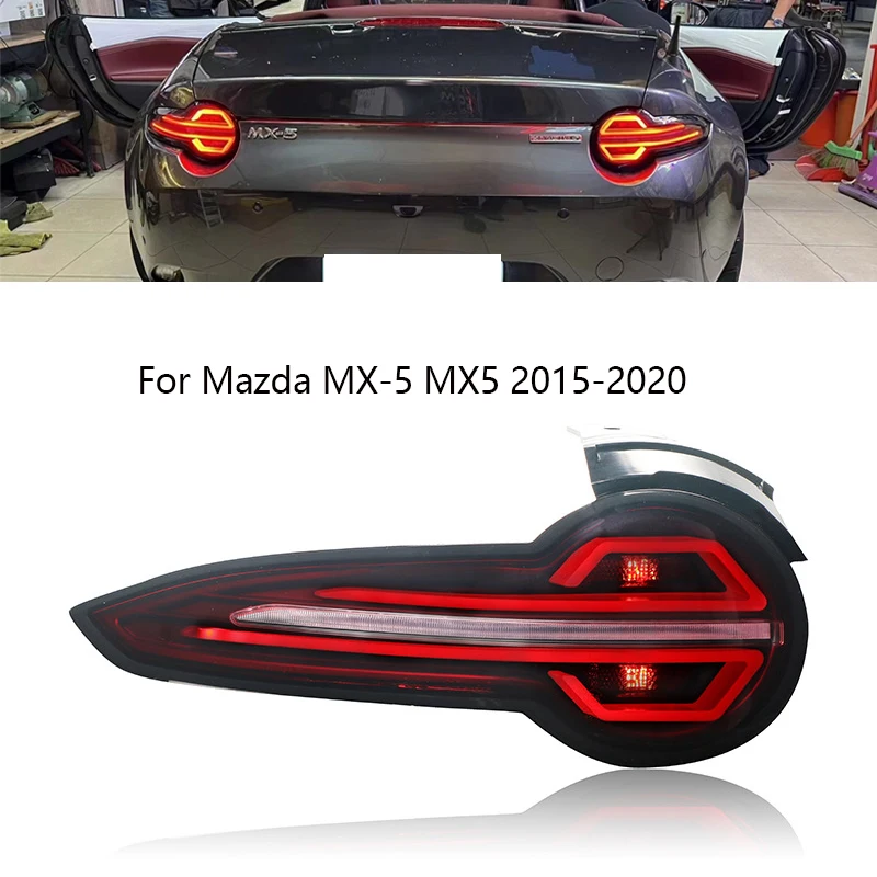 Для Mazda MX-5 MX5 2016-2020 Автомобильные задние фонари в сборе DRL Задний фонарь