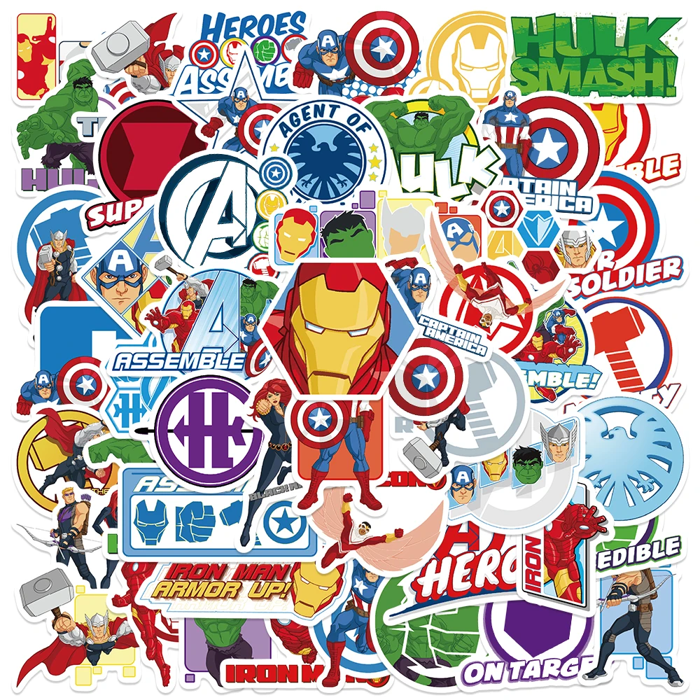 50 шт. детские наклейки для скейтборда ноутбука мотоцикла гитары