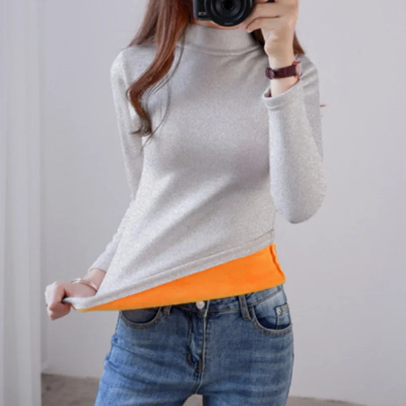 Winter Womens Cotton Thermal Underwear Fleece Lined Tops Cami Tank Top Velvet Warm Camisoles Sleepwear Thermals Bottoming Shirt