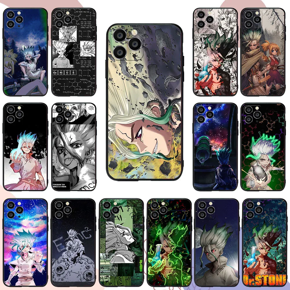 Силиконовый чехол UR-23 Dr Stone для Samsung J2 J4 J5 J6 J7 S7 S8 S9 S10 Edge Core Prime Pro Lite Plus