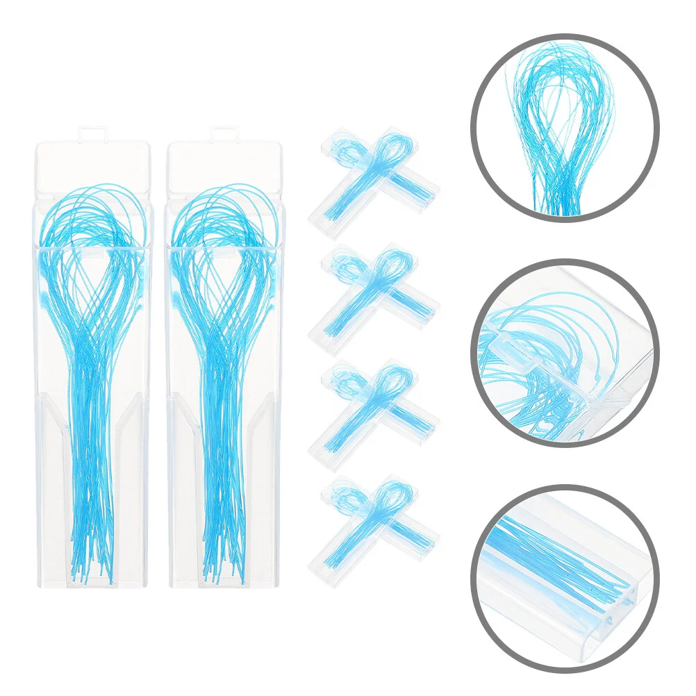 

10 Boxes Holder Bridge Floss Threader Gum Supplies Brace Flossers Braces Toy Threaders