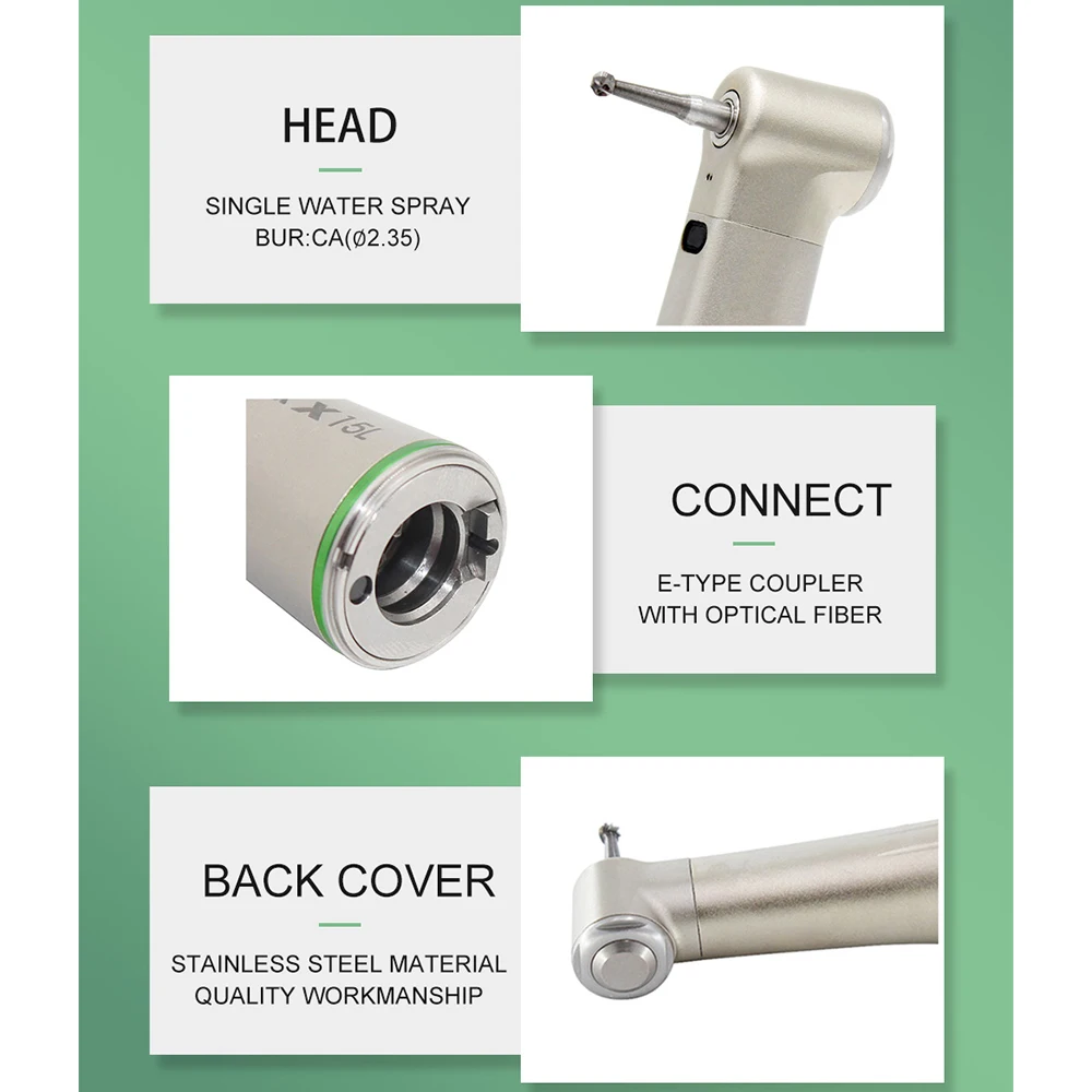 DEASIN Den tal De-Max X15L Волоконно-оптический светодиод 4:1 Увеличивающий угловой