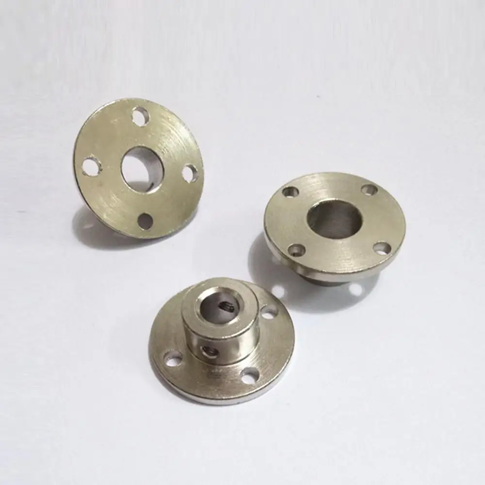 

10pcs Rigid Flange Coupling Motor Guide Shaft Coupler Motor Connector Shaft Axis Bearing Fittings ，4mm