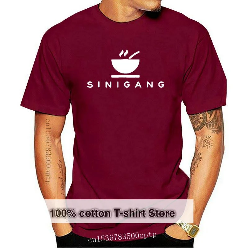 

New 2021 Fashion summer T shirt 100% Cotton Funny Sinigang Soup T Shirt Filipino Pinoy Philippines-4099A