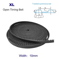 pu timing belt xl open trapezoidal belt width 10mm black polyurethane synchronous conveyor pulley voron transmission 1 10meters