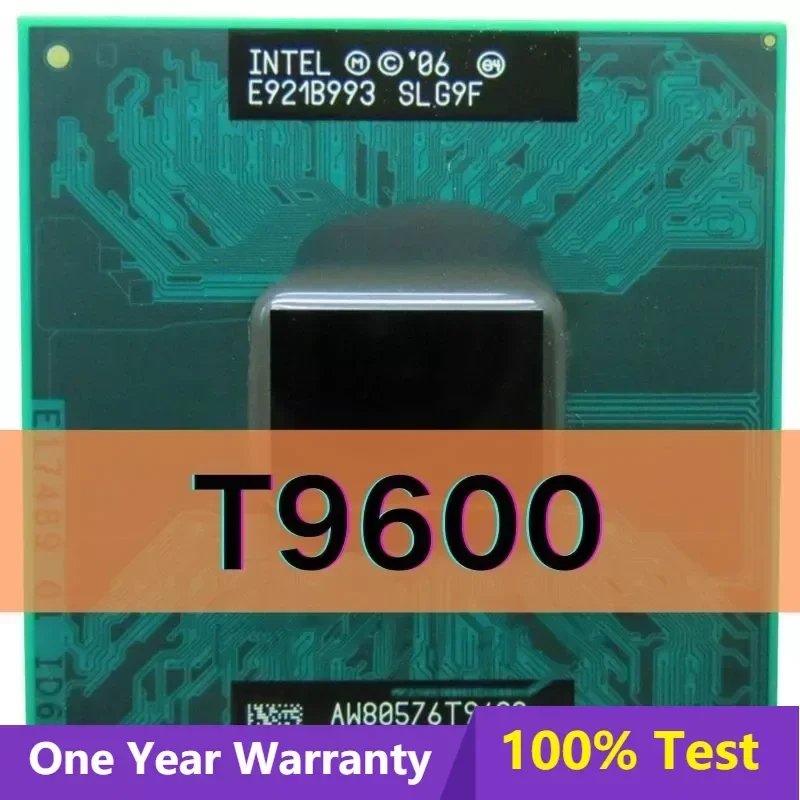 

Intel Core 2 Duo T9600 CPU Laptop SLG9F SLB47 6M Cache/2.8GHz/1066/Dual Core PGA478 GM45 PM45 Laptop Processor