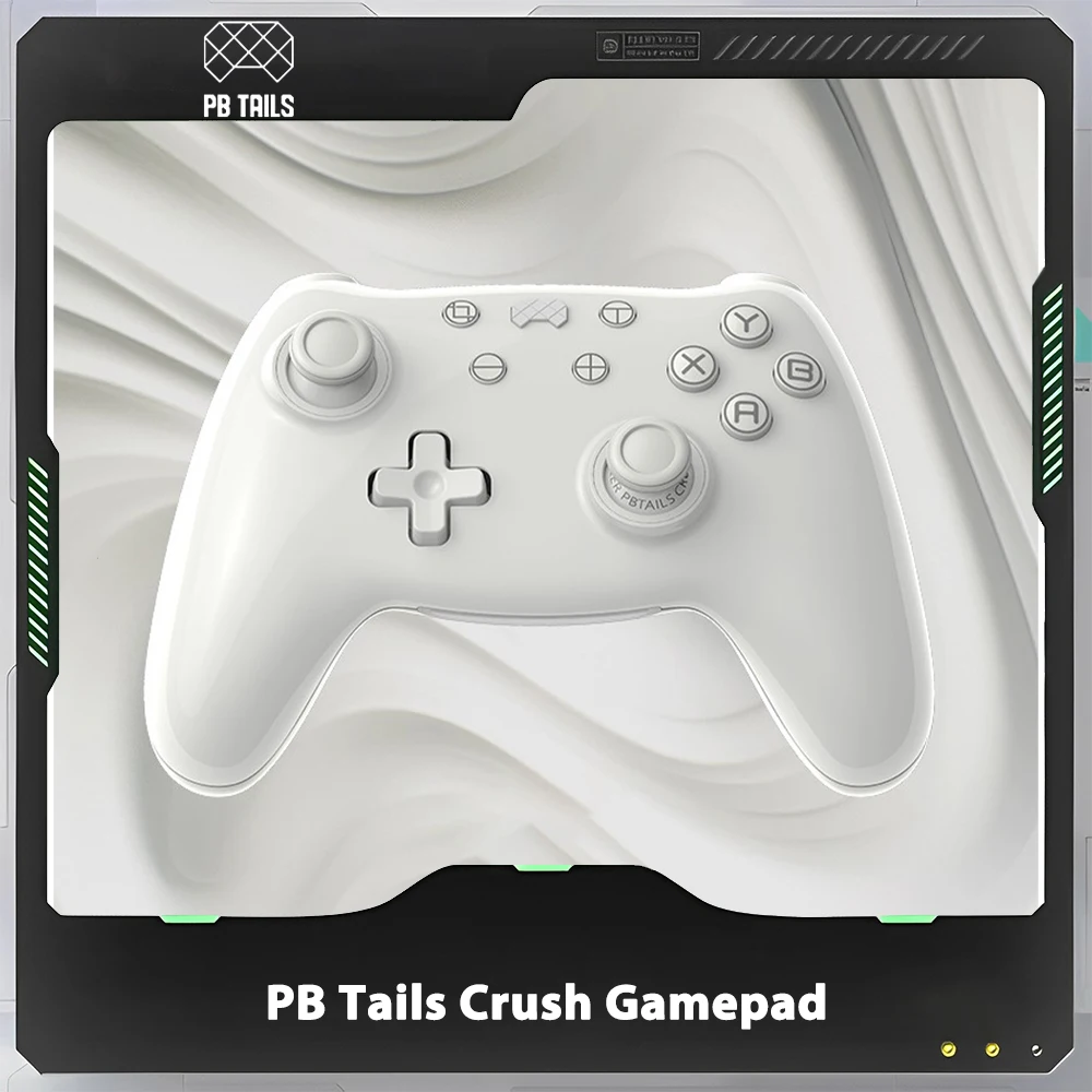 Геймпад PB Tails трехрежимный беспроводной игровой джойстик с триггером RGB фарфор