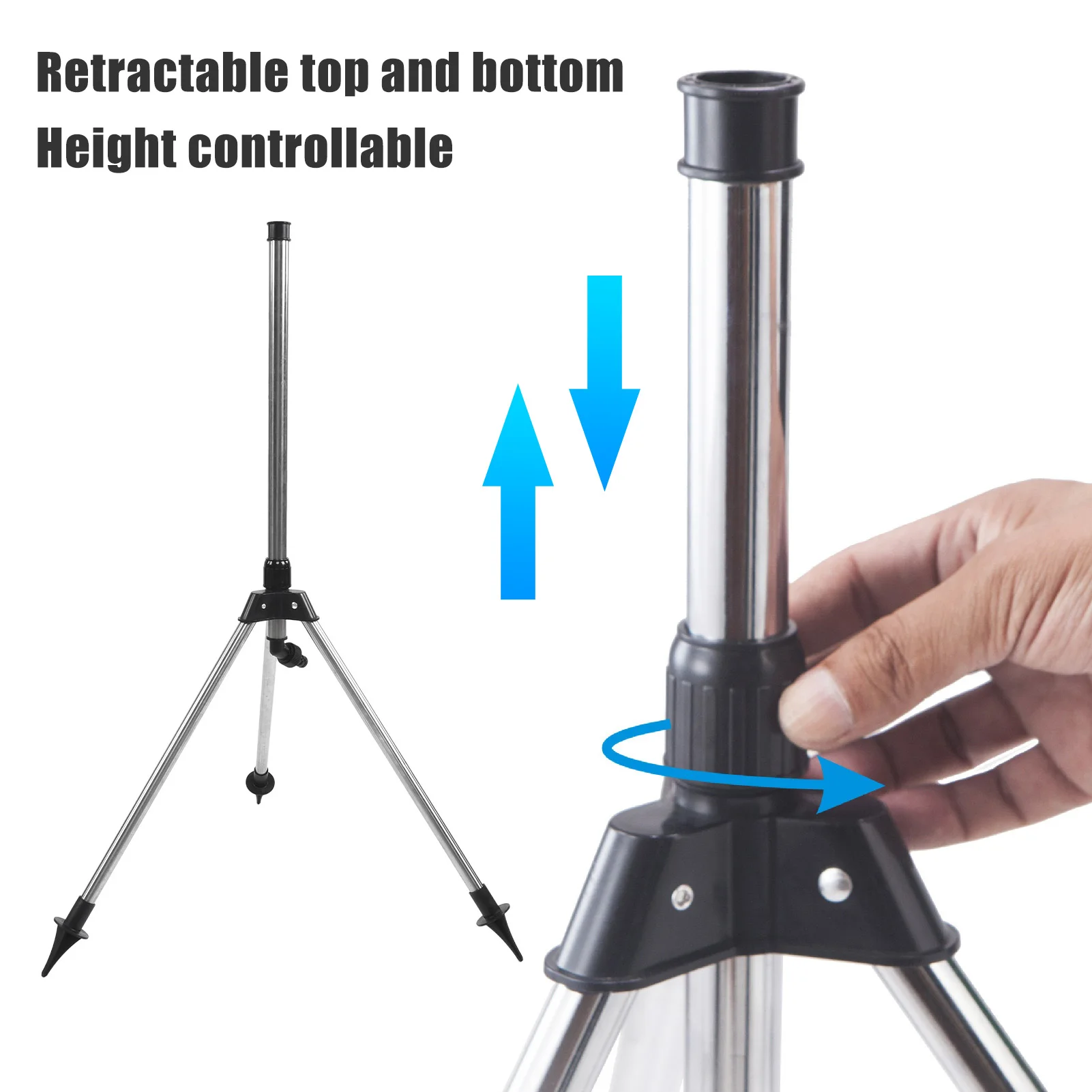 Трипод для полива растений штатив с резьбой G1/2 дюйма сада двора патио газона