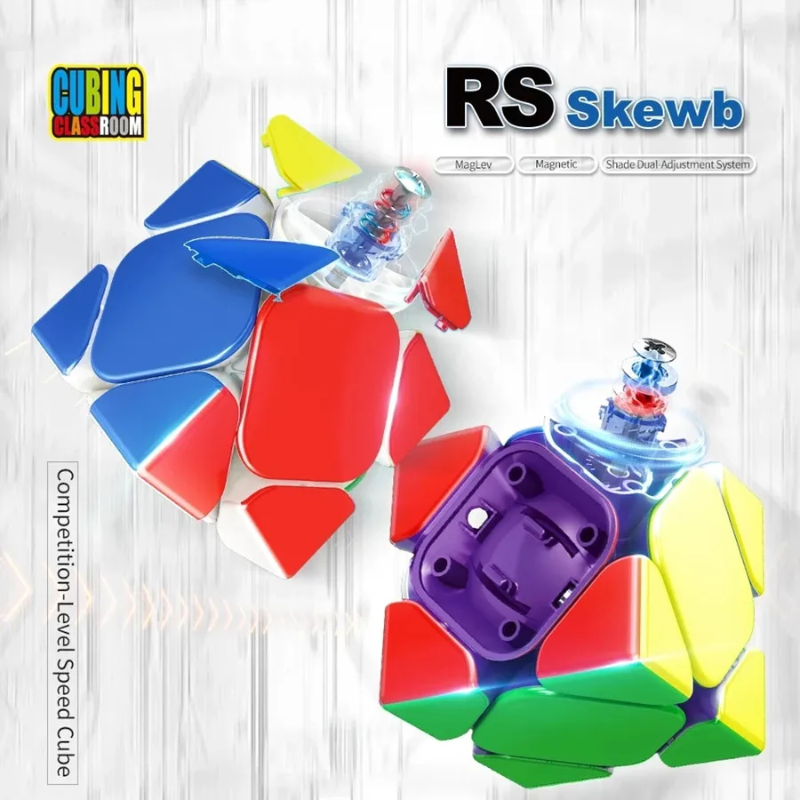 

Магнитный скоростной куб MOYU RS M Skewbed, профессиональные игрушки-фиджеты Moyu RSM Skewb Cube Cubo Magico, пазл