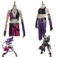 league of legends runaway loli lol battle of the twin cities jinx womens anime cosplay costumes