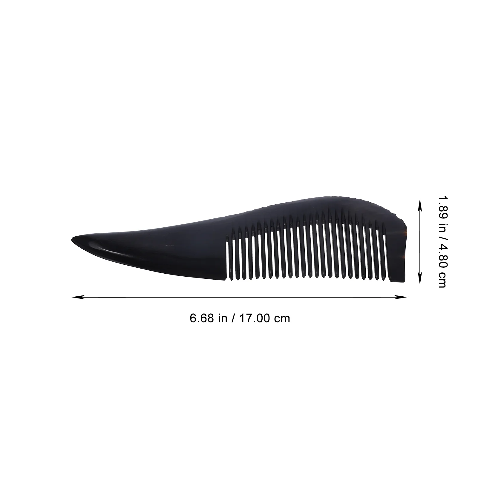 Расческа с рогом буйвола расческа тонкими зубьями бытовая антистатическая для