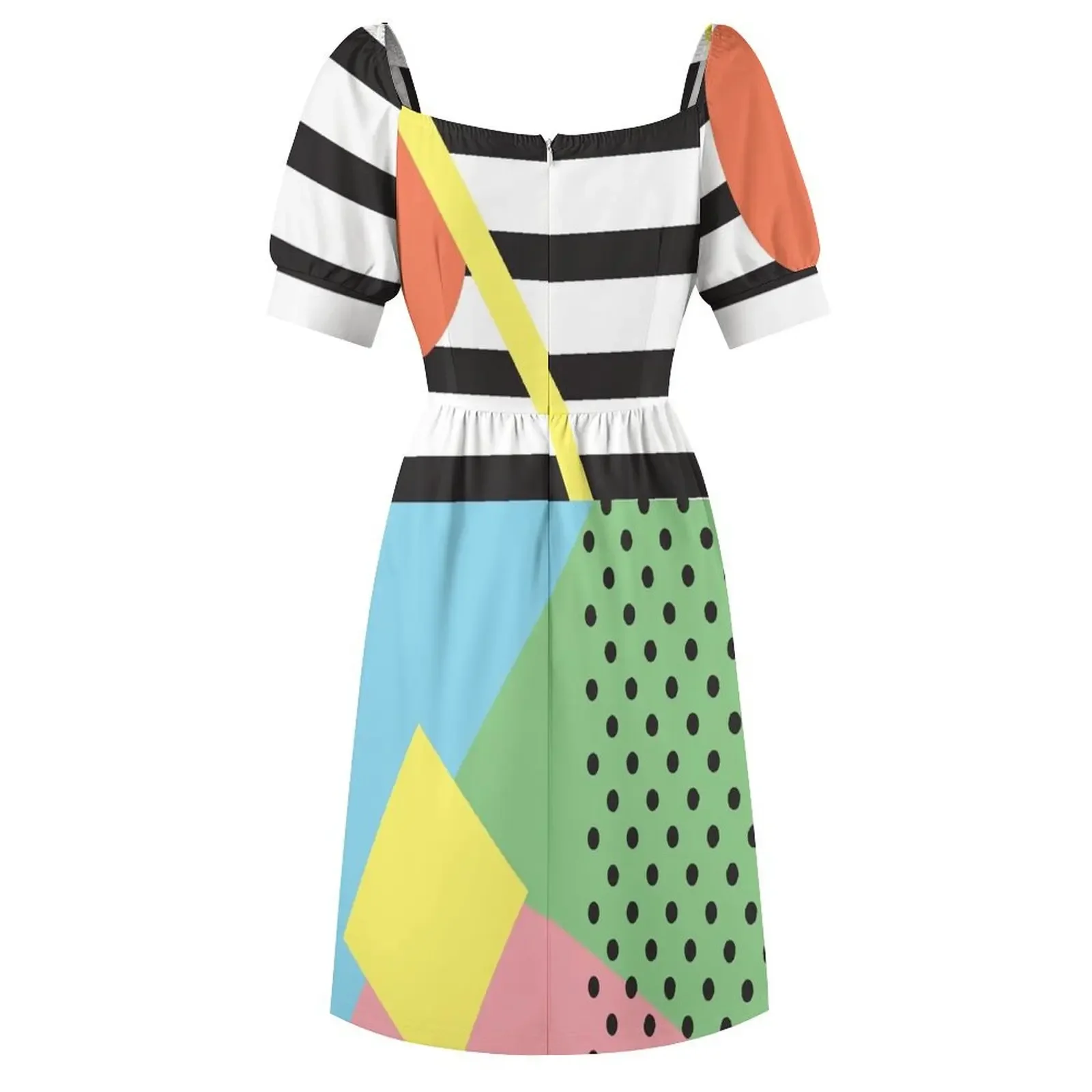 Платье без рукавов Mod Pod в стиле Мемфис элегантные женские комплекты вечернее