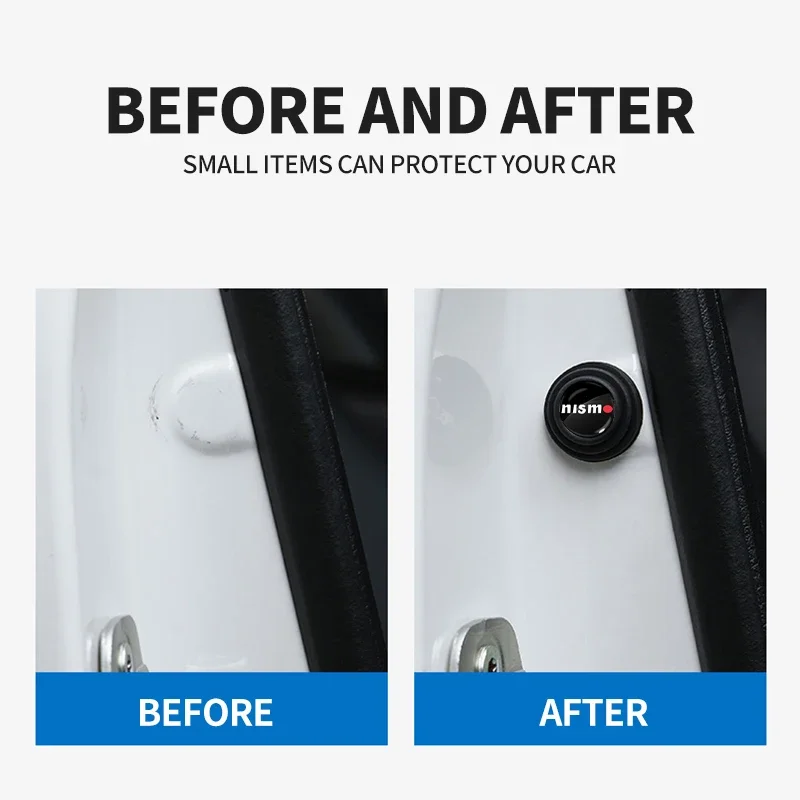 1/2/4 шт. противоударная накладка на дверь автомобиля силиконовая наклейка для