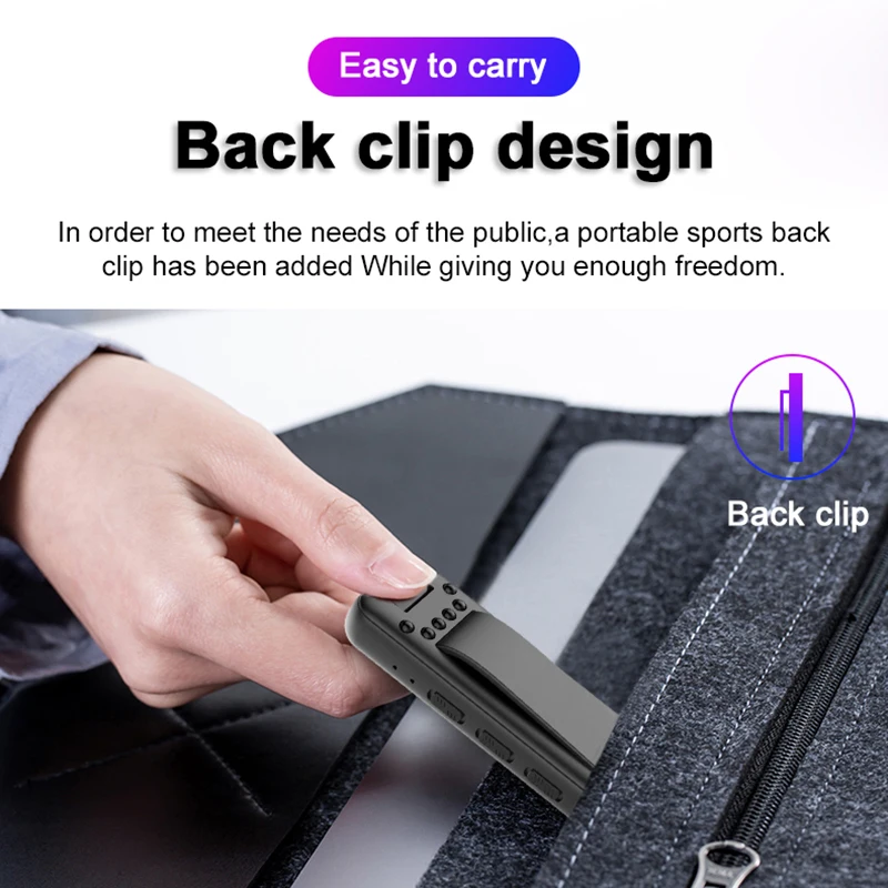 Мини-камера ночного видения маленькая Беспроводная полицейская камера для тела