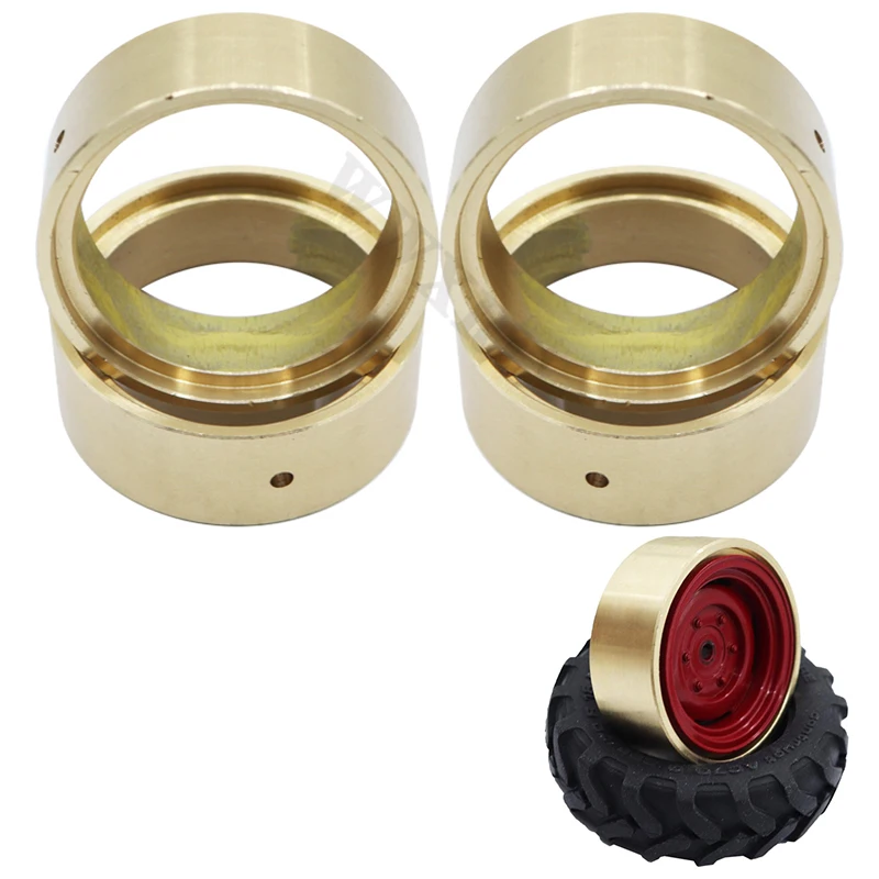 

4 шт. 1/24 FMS Power WAGON FCX24 латунная Ступица колеса противовес Радиоуправляемый автомобиль обновленные детали