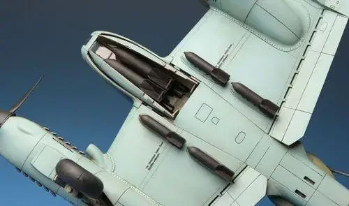 Высокоскоростная модель бомбардировщика Messerschmitt Meng 1/48 LS-003 Me-410A-1