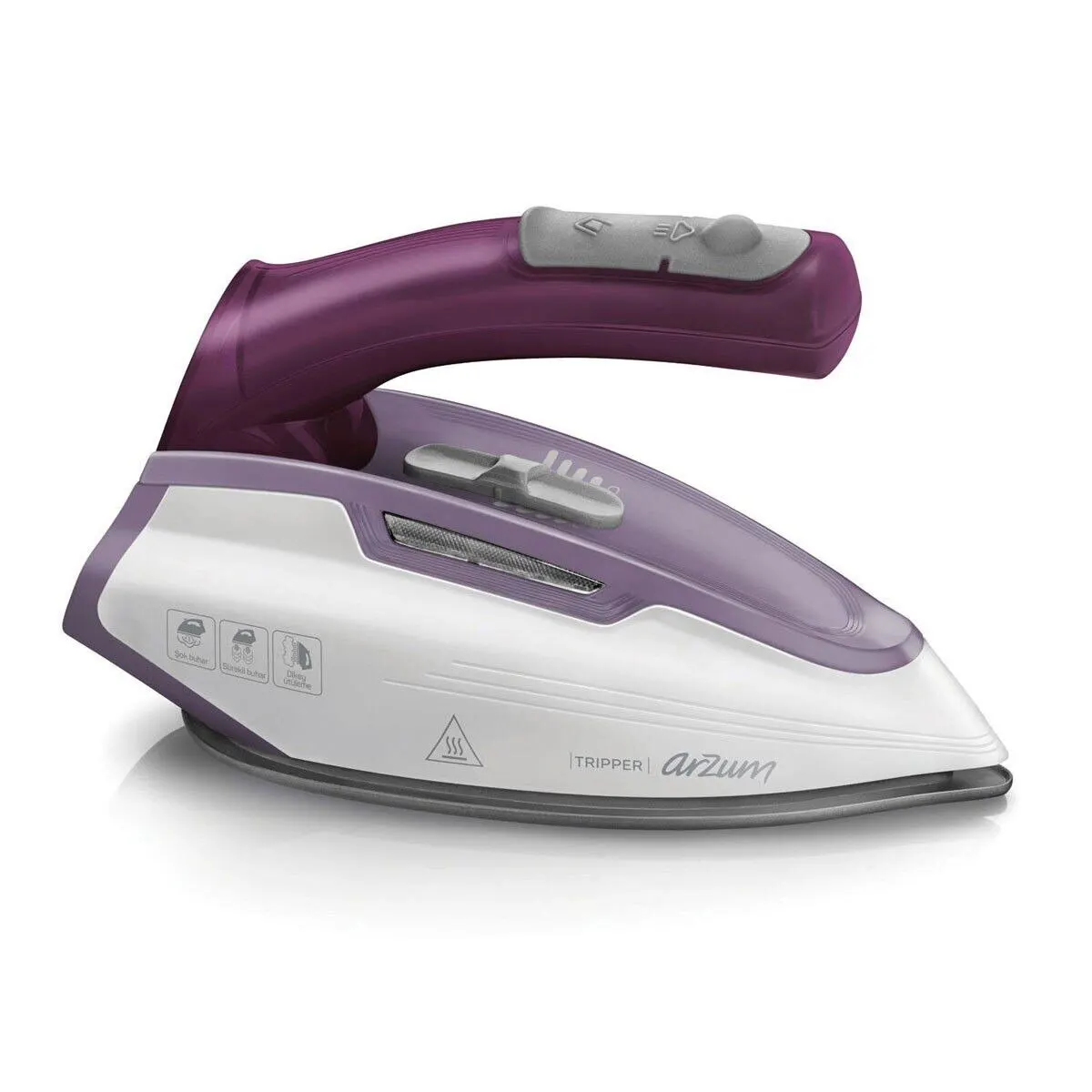 - Purple Household Appliances Laundry Appliances Steam Presses Ceramic Base Portable Iron