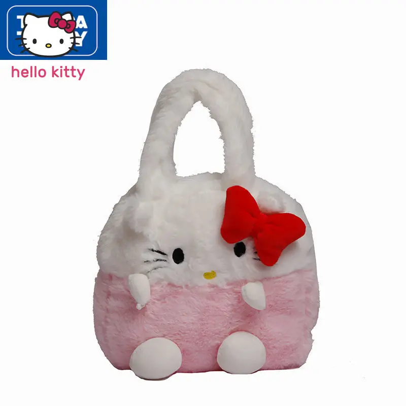 

Милый мультяшный Плюшевый Рюкзак Hello Kitty TAKARA TOMY на осень/зиму простой милый и освежающий Детский рюкзак