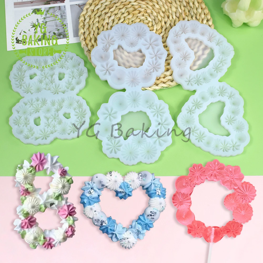 

Dorica, 3 стиля, круглая/в форме сердца, силиконовая форма для леденцов «сделай сам», форма для эпоксидной смолы, жаростойкая посуда