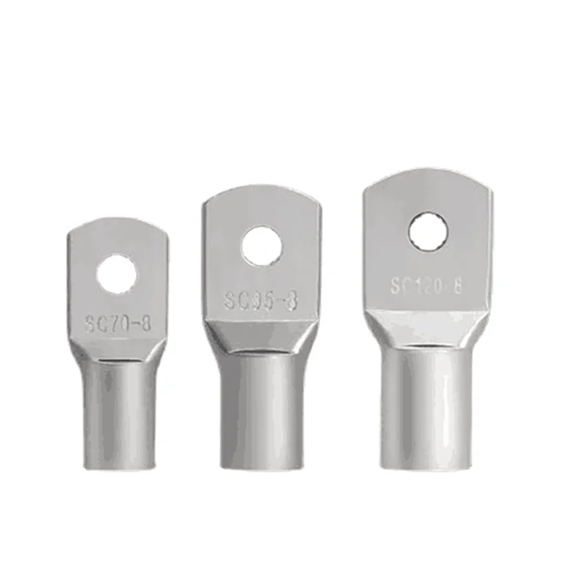 10PCS/5PCS Assortment Tinned Copper Lugs Ring Crimp Terminal Wire Welding Cable Connector Suit SC16-6 SC25-8 SC35-8 - купить по