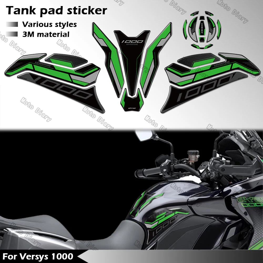 Наклейка на топливный бак versys1000 масляная и газовая крышка 3D наклейка защитная