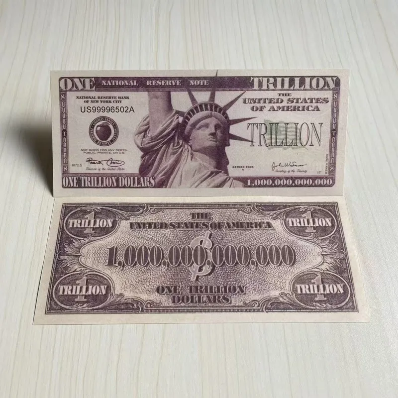 5 ~ 100 шт., банкнота «Статуя Свободы» в США, один доллар триллион, купюры, бумажные деньги, памятная заметка с УФ-защитой подделки (art.: 3920cd048bec9) - 3920cd048bec9
