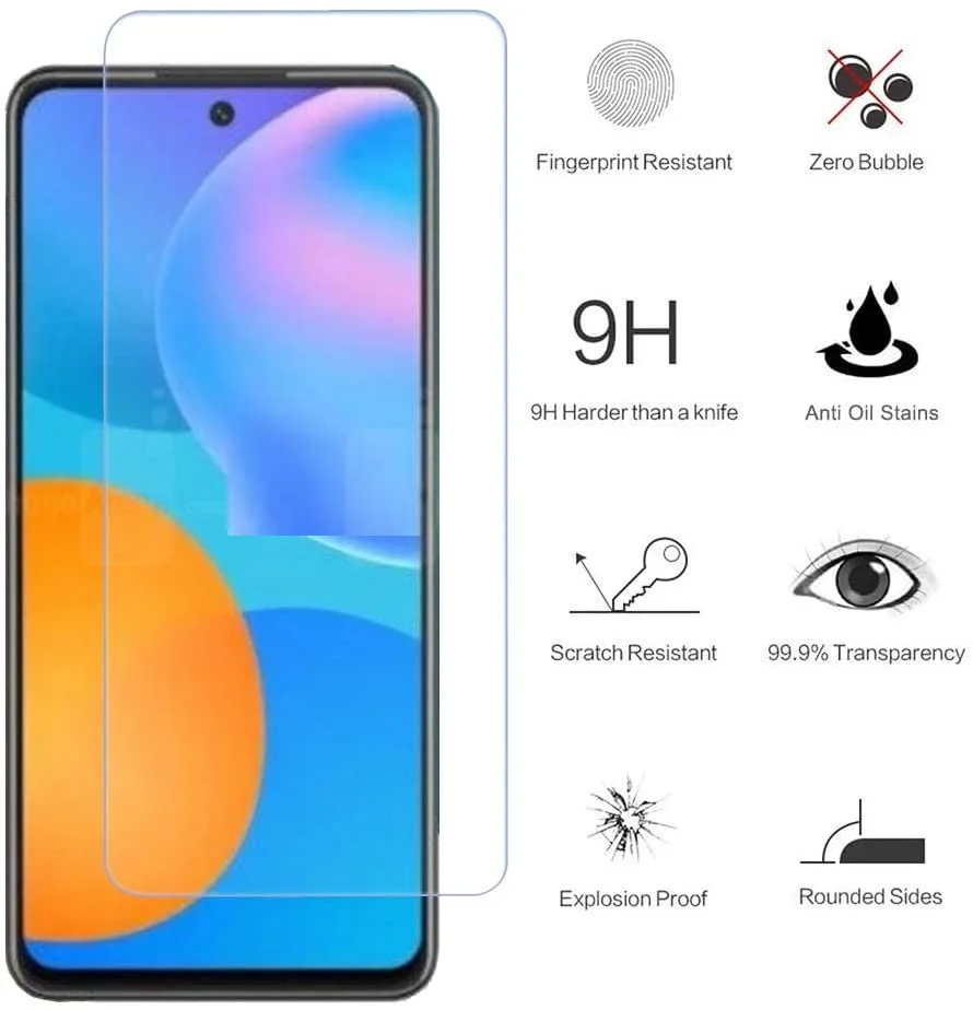 

Защитное стекло для Huawei P30 P20 Lite P20 Pro, закаленное стекло для HUAWEI P40 Lite E 5G P30 P40 P50 Pro, защита экрана