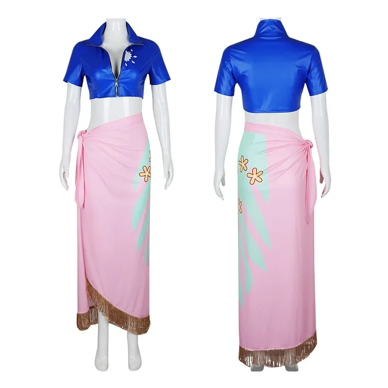 Аниме взрослый косплей Нико Робин женский костюм