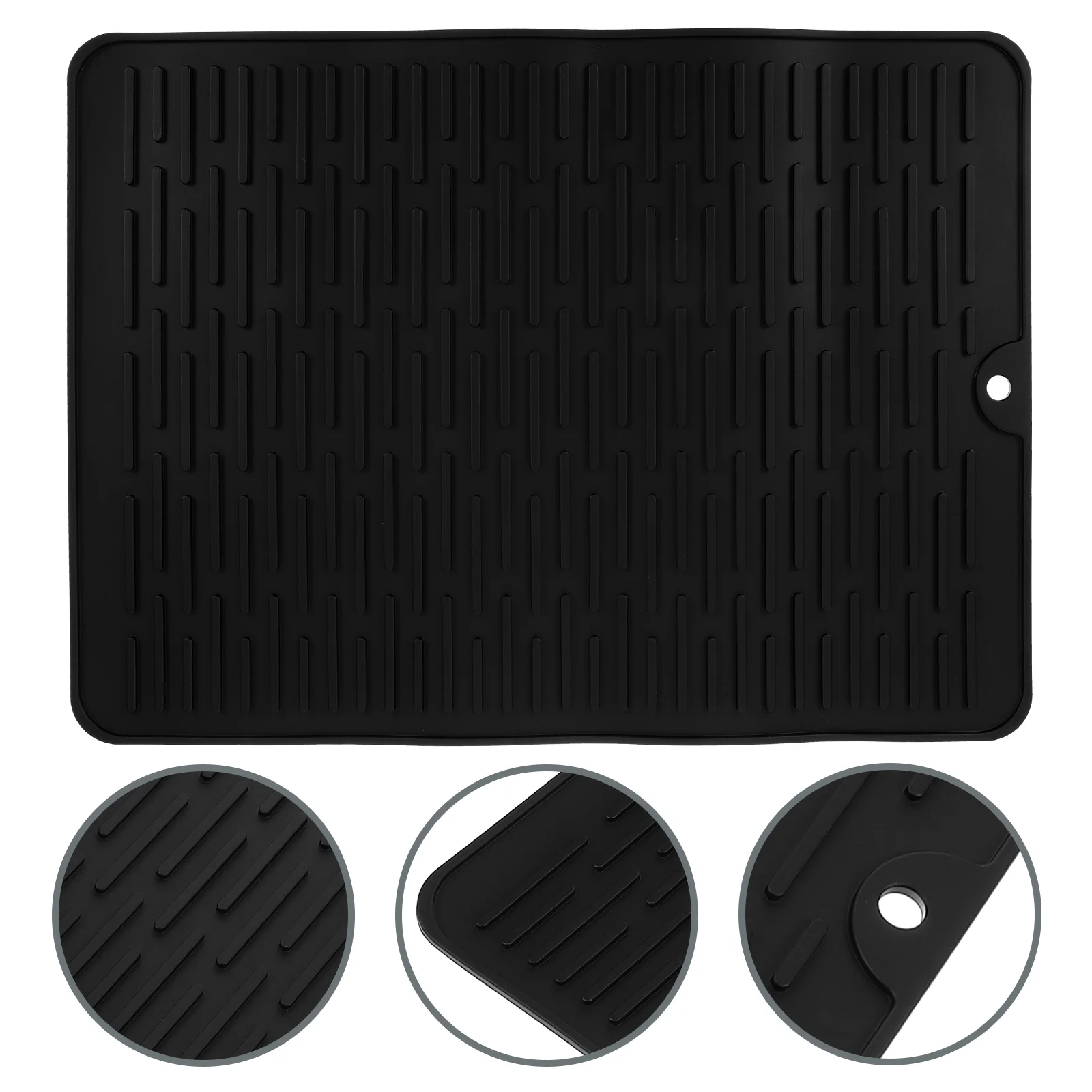 

Insulation Pads Silicone Draining Mat Water Trough Sink Silica Gel Heat Resistant Drying