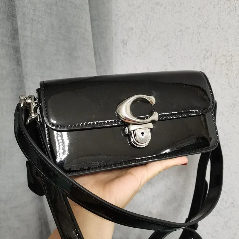 

Genuine Leather Fashion Shoulder Bag Luxury Women Underarm Bag Ladies Handbags Designer Crossbody Bags for Women Letter Hasp Bag