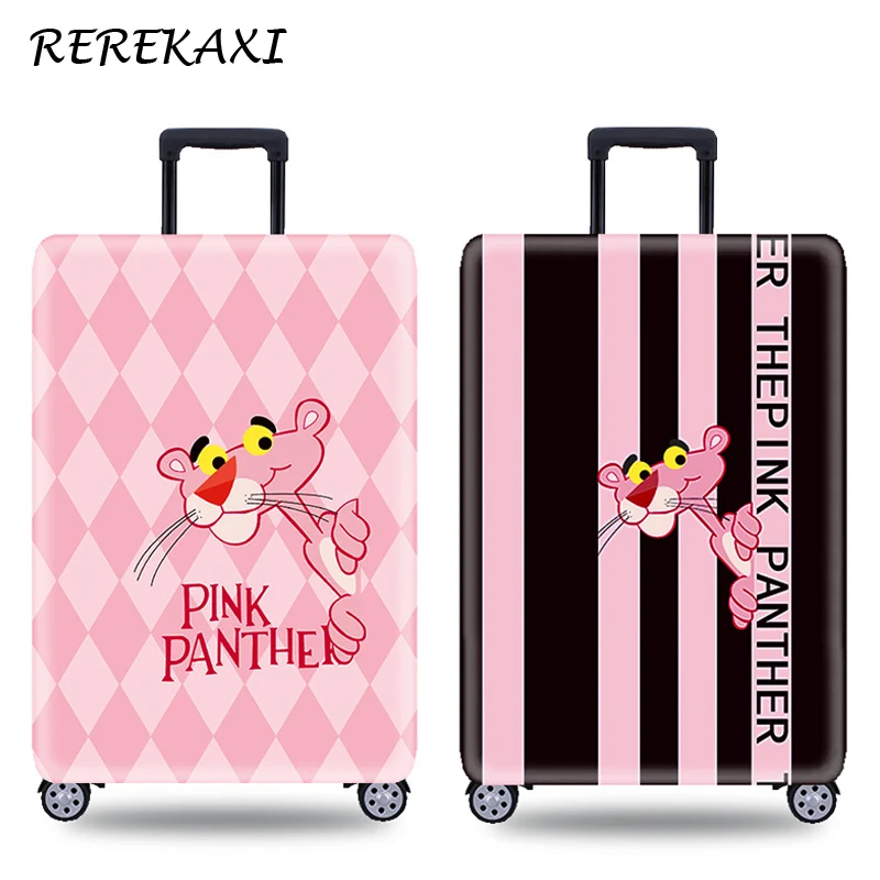 Cartoon Panther Luggage Cover 18-32 Inch Suitcase Elastic Protective Covers Trolley Baggage Dust Case Cover Travel Accessories