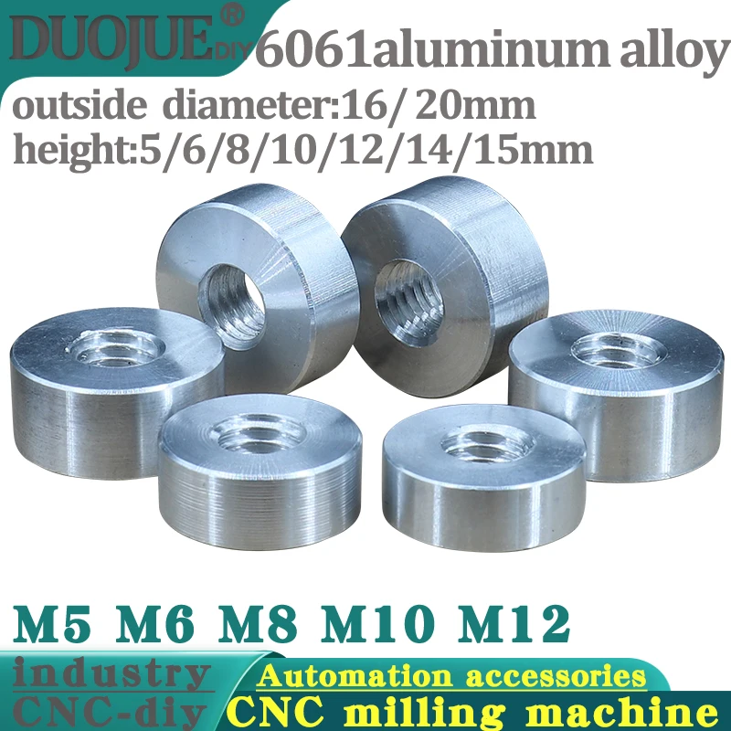 

1 шт., сварная гайка из алюминиевого сплава M5 M6 M8 M10 M12, внутреннее зубчатое соединение, втулка вала Meson, сварочные аксессуары