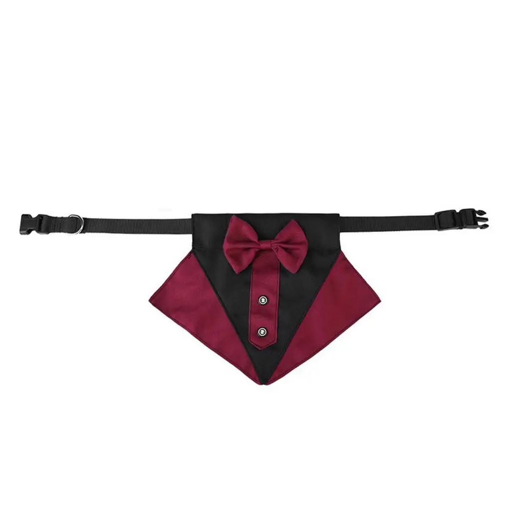 

Pet Dog Cat Bandanas Gentleman Scarf Bow Tie Collar Bowknot Bowtie Wedding Suit Decoration Pet Grooming Accessories