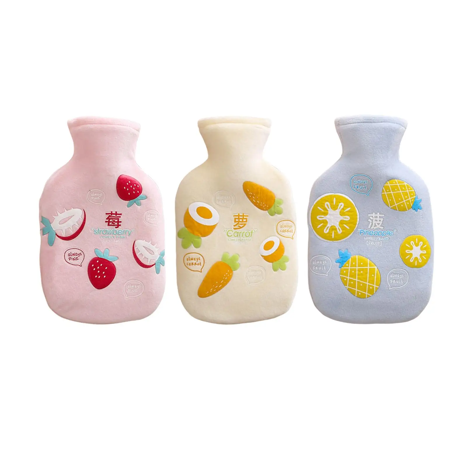 

Резиновая сумка для горячей воды, грелка для ног, прочная классическая с мягким чехлом для мужчин и женщин