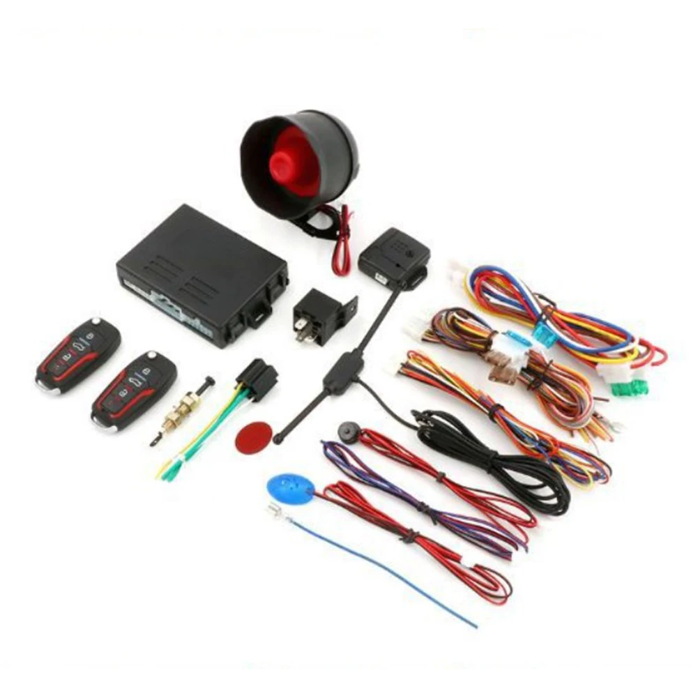 

Accessories Car Alarm System Keyless Entry Automatic Defense Black DC 12V Engine