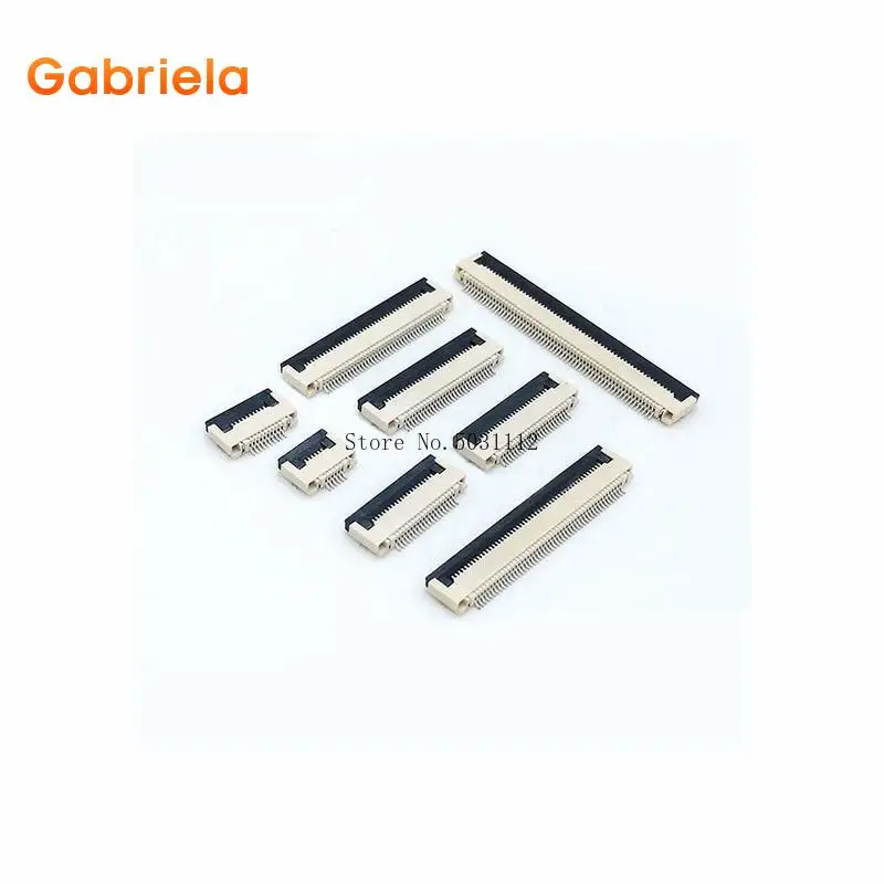 10 шт., Флекс 0,5 мм, раскладушка с нижним контактом, тип 4P 6P 8P 10P 12P 14P 16P 18P 20P 24P 26P 30P 32P 34P 40P