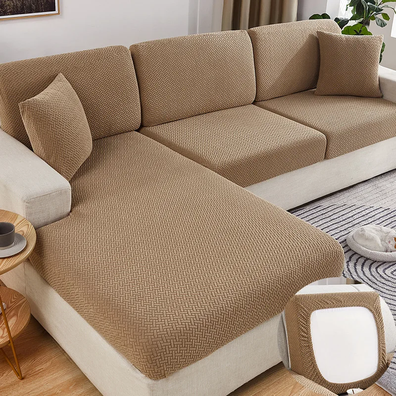 

2022 Sofa Cover Cushion Cover Sofa Solid Color Sofa Cover Cover All-Inclusive Four Seasons Universal Cover Sofa Cushion Cover