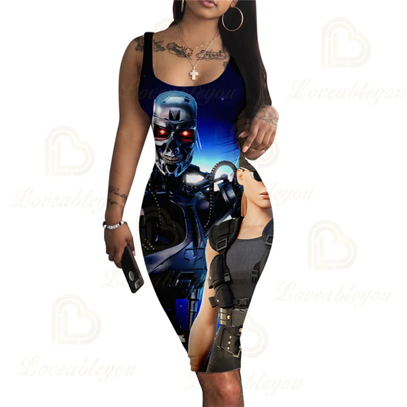 Платье-мини женское Облегающее с коротким рукавом и |